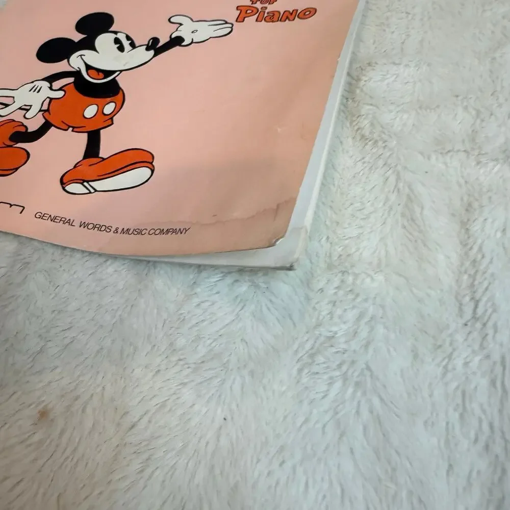 Jane Smisor Bastien Walt Disney Favorites for Piano GWM 1969 Music Songbook